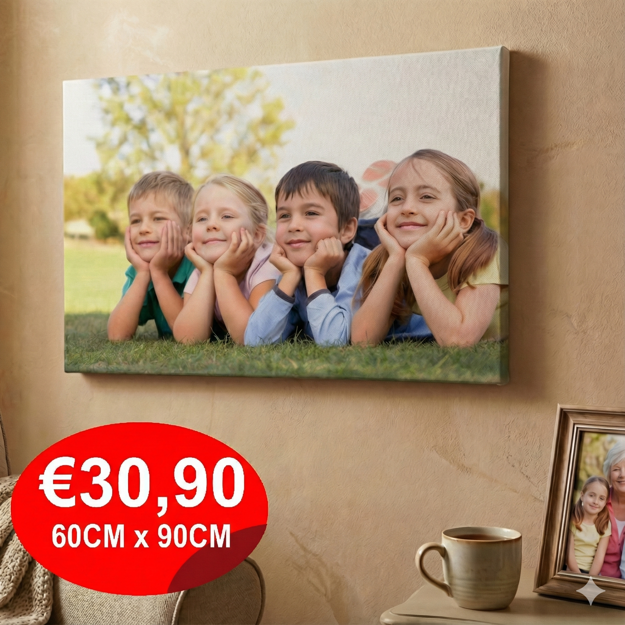 Individuali drobė 90cmx60cm