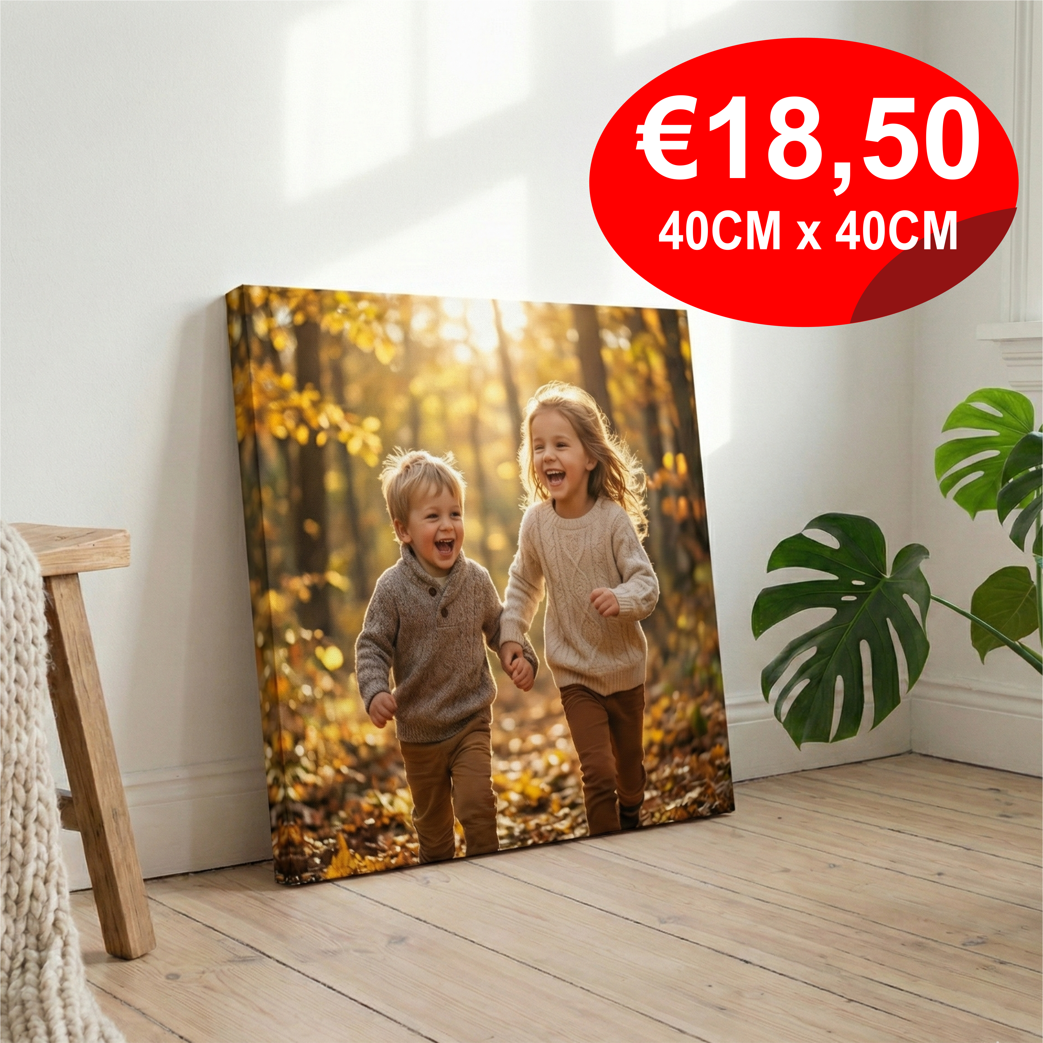 Individuali drobė 40cmx40cm